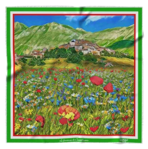 Foulard Fioriture di Castelluccio
