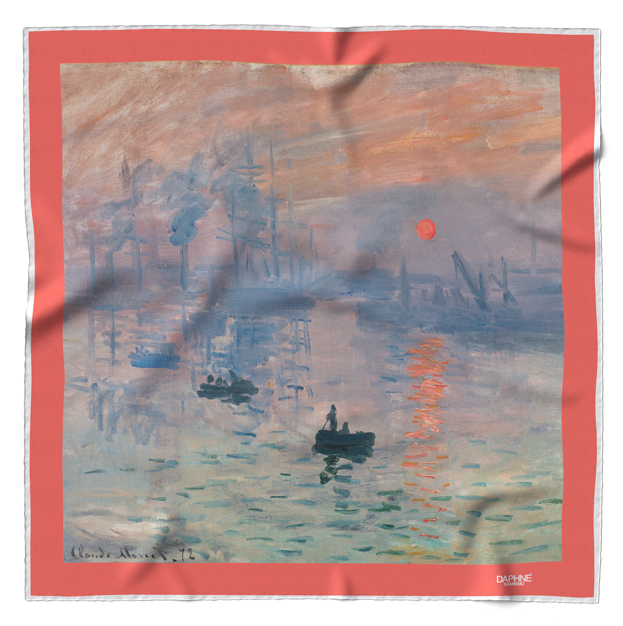 Monet soleil Foulard Face au Soleil Monet