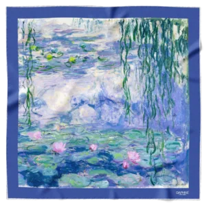 Foulard Ninfee blu