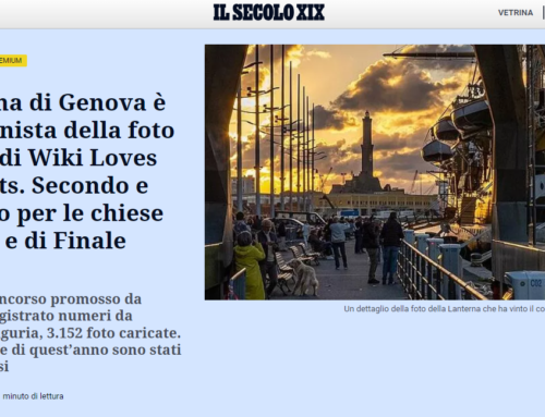 IL SECOLO XIX – La Lanterna di Genova è la protagonista della foto vincitrice di Wiki Loves Monuments