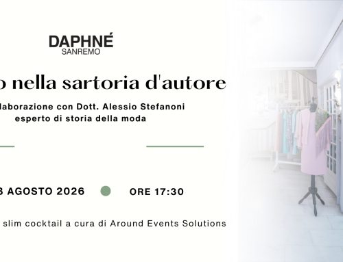 Grande successo e Sold Out per “Viaggio nella sartoria d’autore” a Sanremo: la Maison DAPHNÉ celebra l’alta moda e l’emancipazione femminile